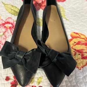 Mercanti Fiorentini Classic Black Leather Flats Loafers Shoes